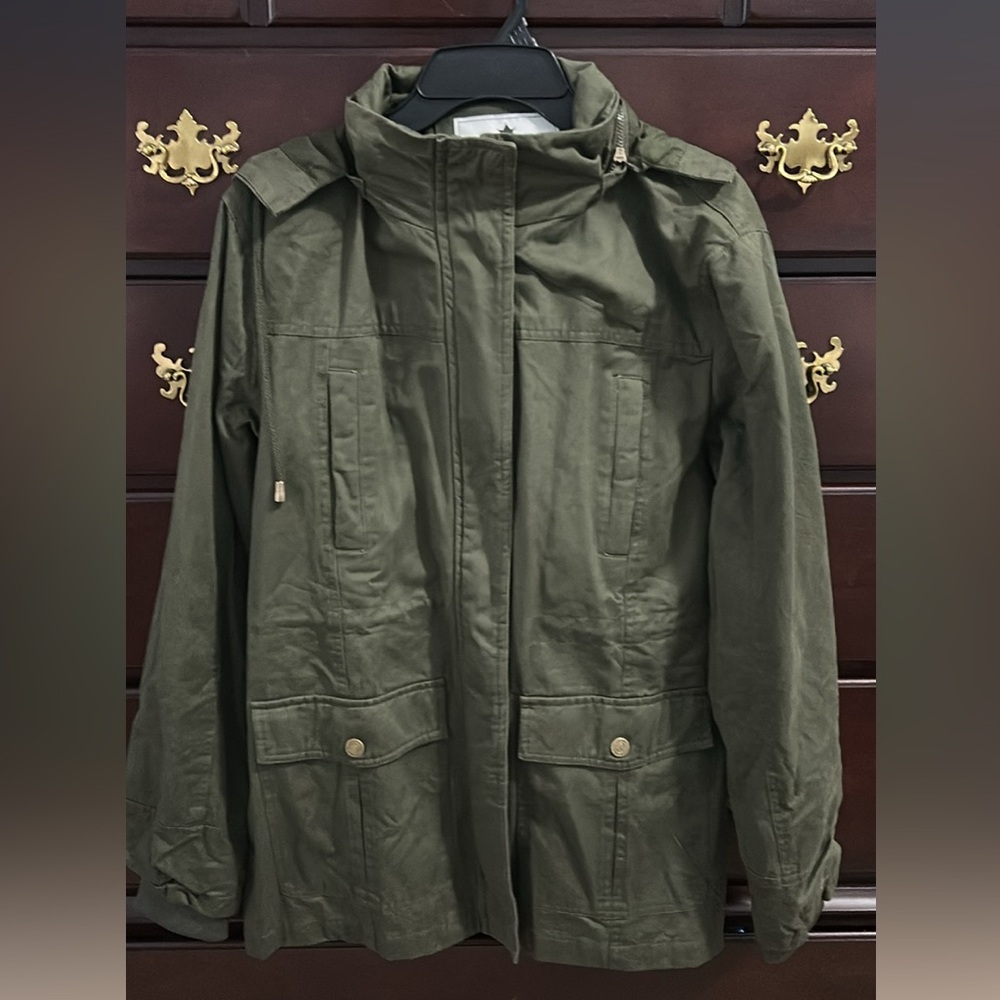 Olive Green Utility Jacket